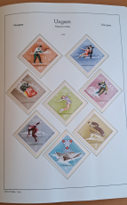 Ungarn Sammlung 1945 - 1977 postfrisch in vier Leuchtturm Klemmbindern