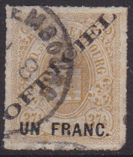 Luxemburg Dienst Mi.-Nr. 9 I oo