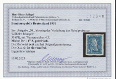 Bund Mi.-Nr. 147 z ** Fotobefund