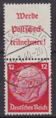 Deutsches Reich Mi.-Nr. S 195 oo
