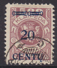 Memel Mi.-Nr. 171 A II oo gepr. BPP