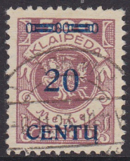 Memel Mi.-Nr. 171 B I oo gepr. BPP