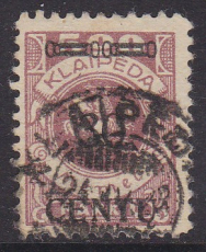 Memel Mi.-Nr. 172 A II oo