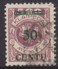 Memel Mi.-Nr. 173 A I oo