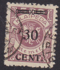 Memel Mi.-Nr. 175 III oo