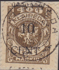 Memel Mi.-Nr. 181 II oo gepr. BPP