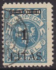 Memel Mi.-Nr. 182 VI oo