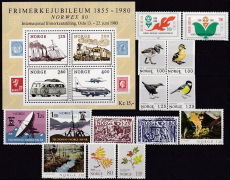 Norwegen Jahrgang 1980 postfrisch