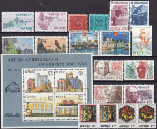 Norwegen Jahrgang 1986 postfrisch