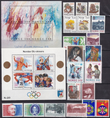 Norwegen Jahrgang 1989 postfrisch