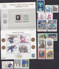 Norwegen Jahrgang 1990 postfrisch