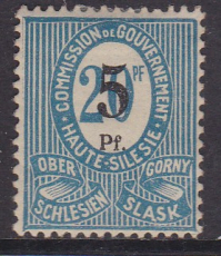 Oberschlesien Mi.-Nr. 10 b *