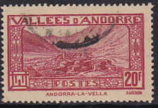 frz. Andorra - Mi.-Nr. 47 b oo