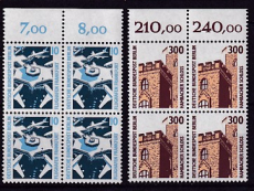 Berlin Mi.-Nr. 798/799 ** Oberrandviererblock