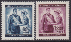 Böhmen und Mähren Mi.-Nr. 53/54 **