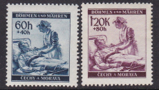 Böhmen und Mähren Mi.-Nr. 62/63 **