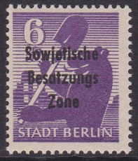 SBZ Mi.-Nr. 201 A wbz PF VII ** gepr. BPP