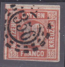 Bayern Mi.-Nr. 13 b oo Kurzbefund