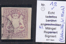 Bayern Mi.-Nr. 18 oo gepr. BPP
