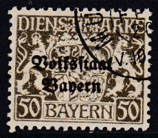 Bayern Dienst Mi.-Nr. 39 oo