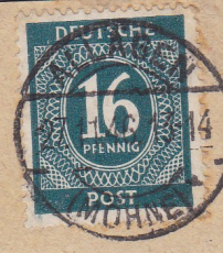 Alli.Bes. Mi.-Nr. 923 b oo geprüft