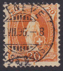 Schweiz Mi. Nr. 58 Y C a oo