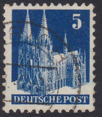 Bizone Mi.-Nr. 75 I VXB oo