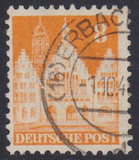 Bizone Mi.-Nr. 78 WF oo