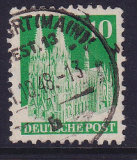 Bizone Mi.-Nr. 80 V XF oo