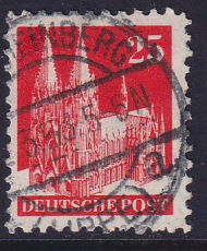 Bizone Mi.-Nr. 87 II WB oo