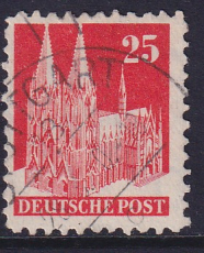 Bizone Mi.-Nr. 87 III WB oo