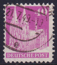 Bizone Mi.-Nr. 90 b III WD oo