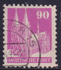 Bizone Mi.-Nr. 96 II W B oo