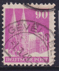 Bizone Mi.-Nr. 96 II W C oo