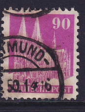 Bizone Mi.-Nr. 96 III W E oo