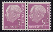 Bund Mi.-Nr. 179 y ** Paar
