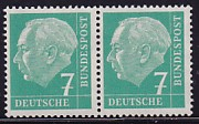 Bund Mi.-Nr. 181 y ** Paar