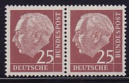 Bund Mi.-Nr. 186 y ** Paar