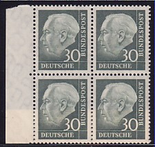 Bund Mi.-Nr. 259 xw ** Viereblock