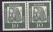Bund Mi.-Nr. 350 y ** Paar
