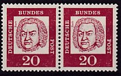 Bund Mi.-Nr. 352 y ** Paar