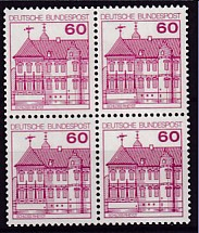 Bund Mi.-Nr. 1028 Viererblock **