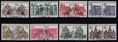 Bund Mi.-Nr. 454/61 oo Paar