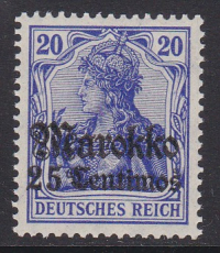 Dt. Kol. Marokko Mi.-Nr. 49 **