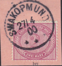 Dt. Kol. Südwestafrika Mi.-Nr. VS 37 f oo