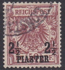 Dt. Kol. Türkei Mi.-Nr. 10 c oo
