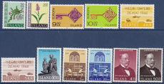 Island Jahrgang 1968 postfrisch