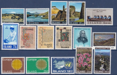 Island Jahrgang 1970 postfrisch
