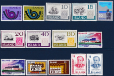 Island Jahrgang 1973 postfrisch