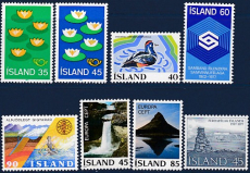 Island Jahrgang 1977 postfrisch